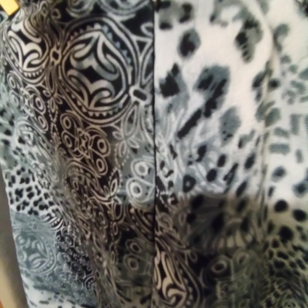 R.Q.T Mixed Boho Pattern A-Line Maxi Skirt - image 5